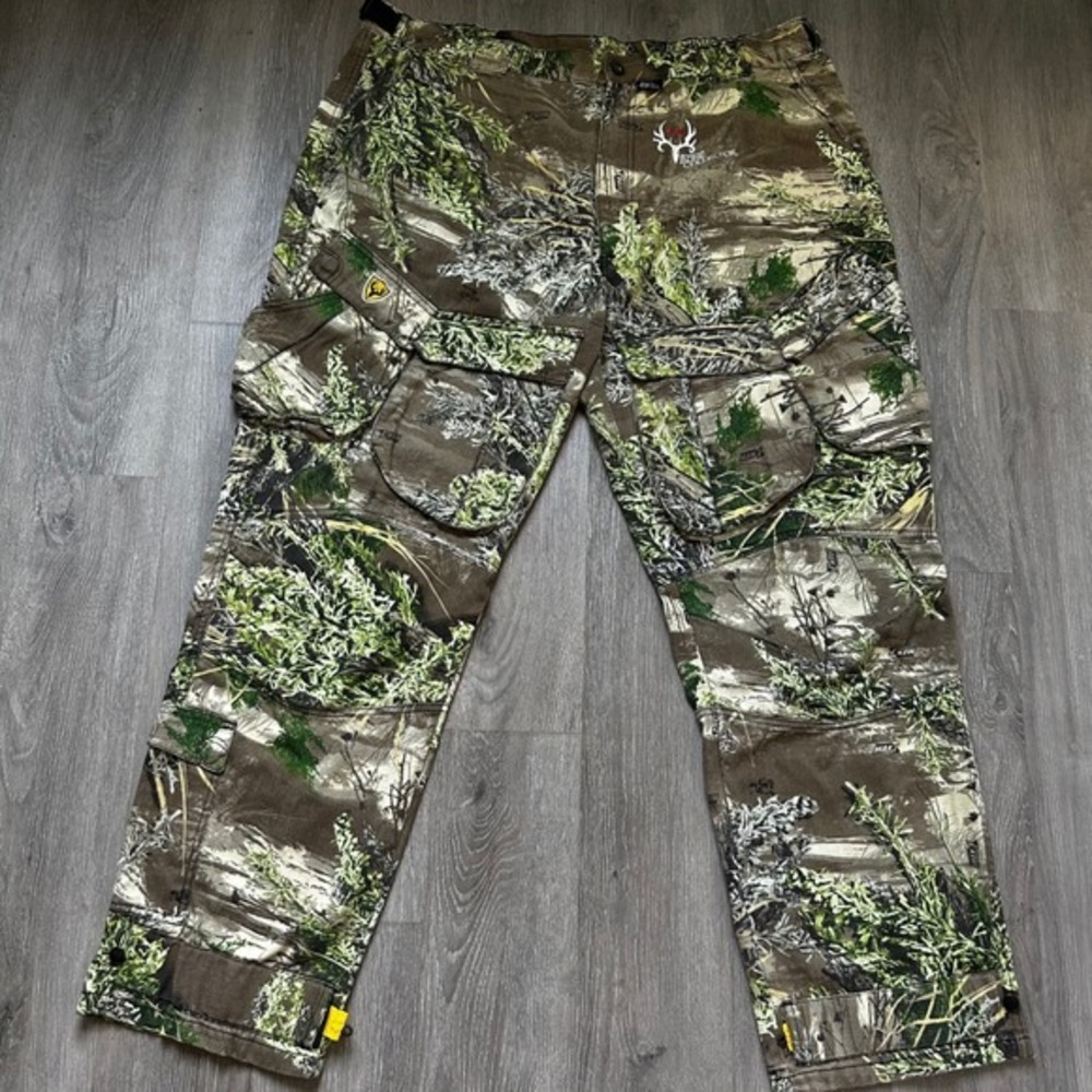 Scent Shield Bone Collector Pants Mens XXL Camo Good RealTree Max-1 Cargo